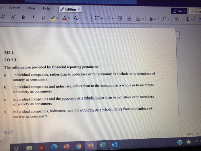  5 Review View Share p com Help Editing U DA A