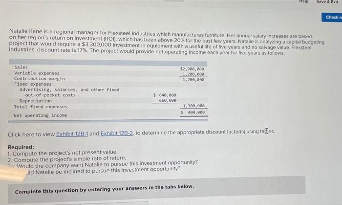  Help Save & ENT Check Natalie Kane is a regional manager