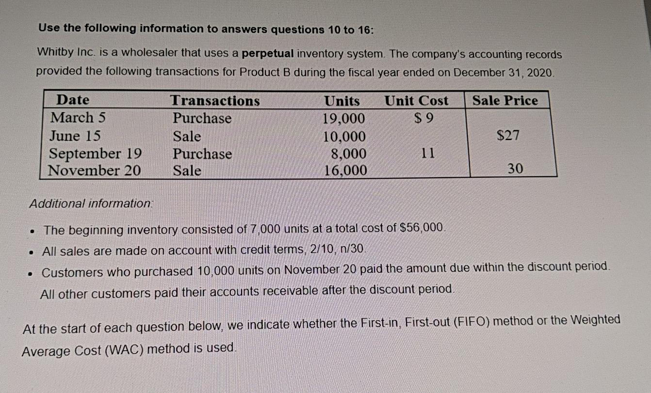 question only that the cost of sales is $240,000. In that case,