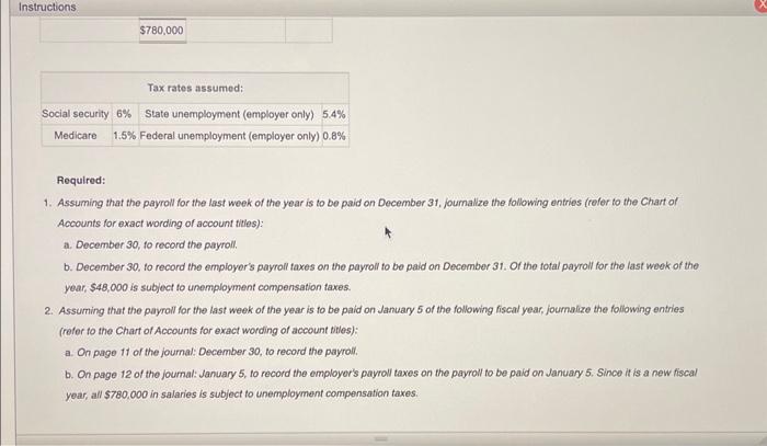 total salaries of 570,000 for the period. Federal vithholding for the period