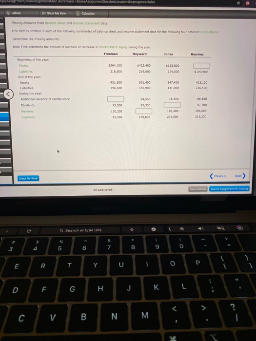  take Assignment Man.do?nvokerStakeAssignmentSessionLocator&inprogress=false eBook Show Me How Calculator Missing Amounts from