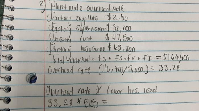 it isnt correct. Direct materials $65,600 Customer relations 75,000 Direct labor 75,000