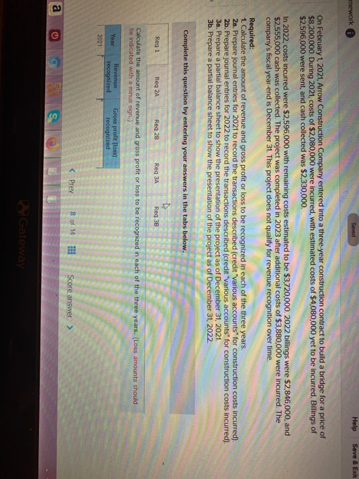  mework Saved Help Save & Ext On February 1, 2021, Arrow