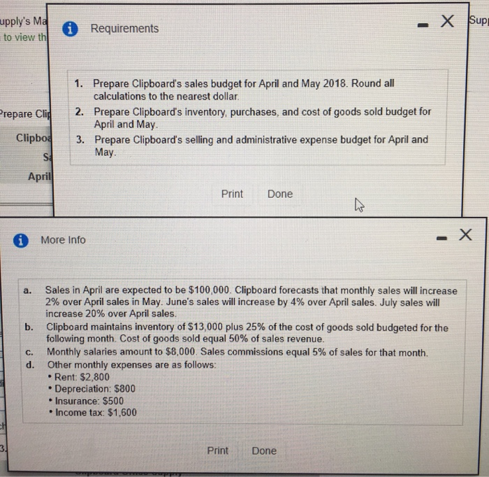 has assem Prepare Clip! Clipboar April Balance Sheet March 31, 2018 Assets