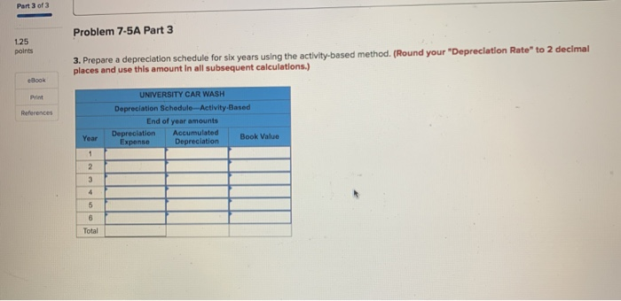 following information applies to the questions displayed below.) 3 University Car Wash