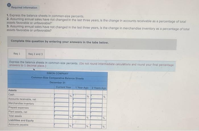 information for the Exercises below. (Algo) (The following information applies to the