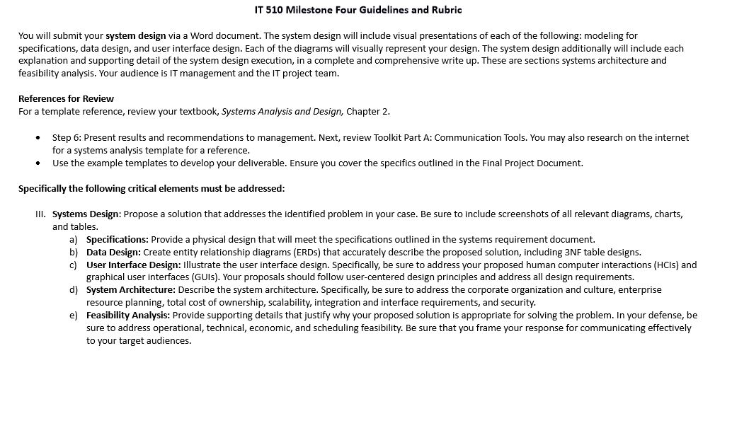 Here is the Case Study: You are employed in the corporate IT