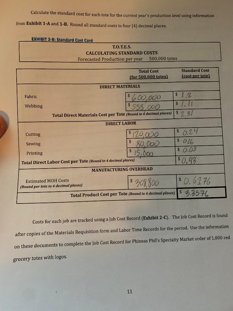 sales staff. 45,000 totes EXHIBIT 6-A: Sales Forecast for 20XX January 53,000