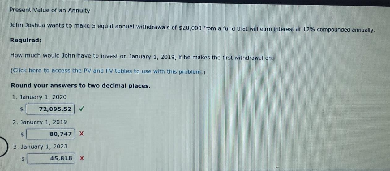 number 2 and number 3 are wrong not sure what I