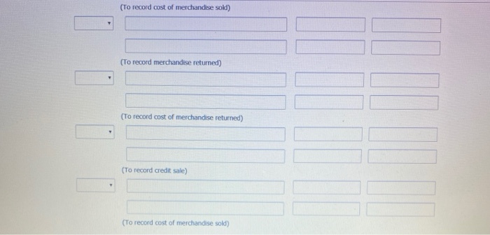 an inventory of 35 calculators at a cost of $18 each. The