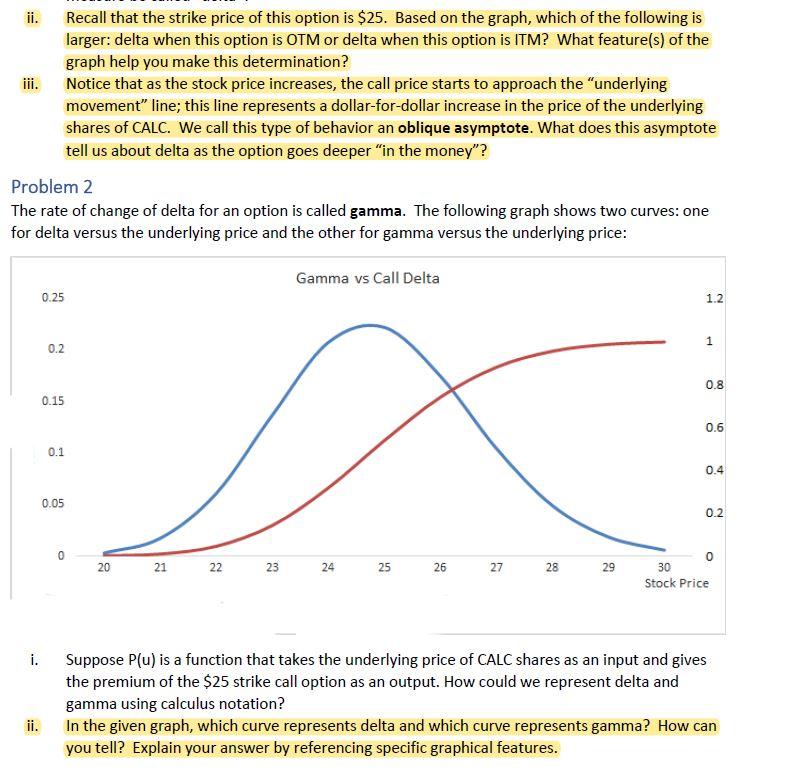 option contract for 100 shares of CALC at a $25 strike price.