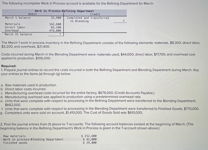 ASAP!! I need help with this question please. The March 1 work