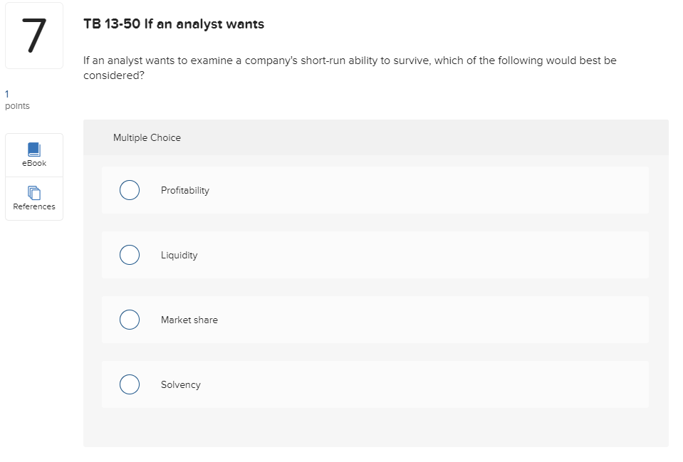 in accounts receivable turnover ratio is indicative of: points Multiple Choice eBook
