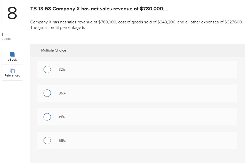 a decline in cost of good sold. References an increase in accounts