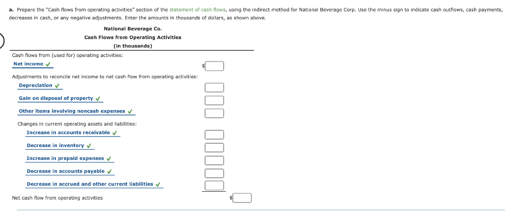  Question 1) Curwen Inc.reported net cash flow from operating activities of