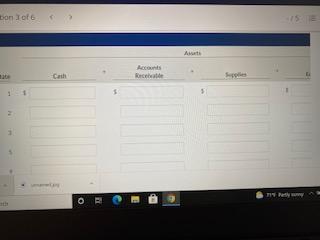 how do I fill out a tabular analysis with this information? Sandra