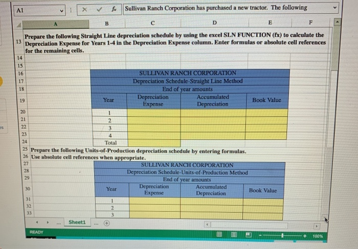 Depreciation. Finance Depreciation Schedules - Excel ? FILE HOME INSERT PAGE LAYOUT