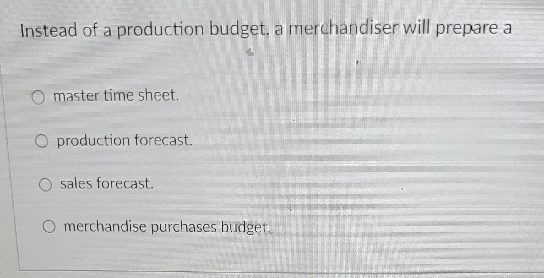 on a sales forecast O calculated by taking the expected units to