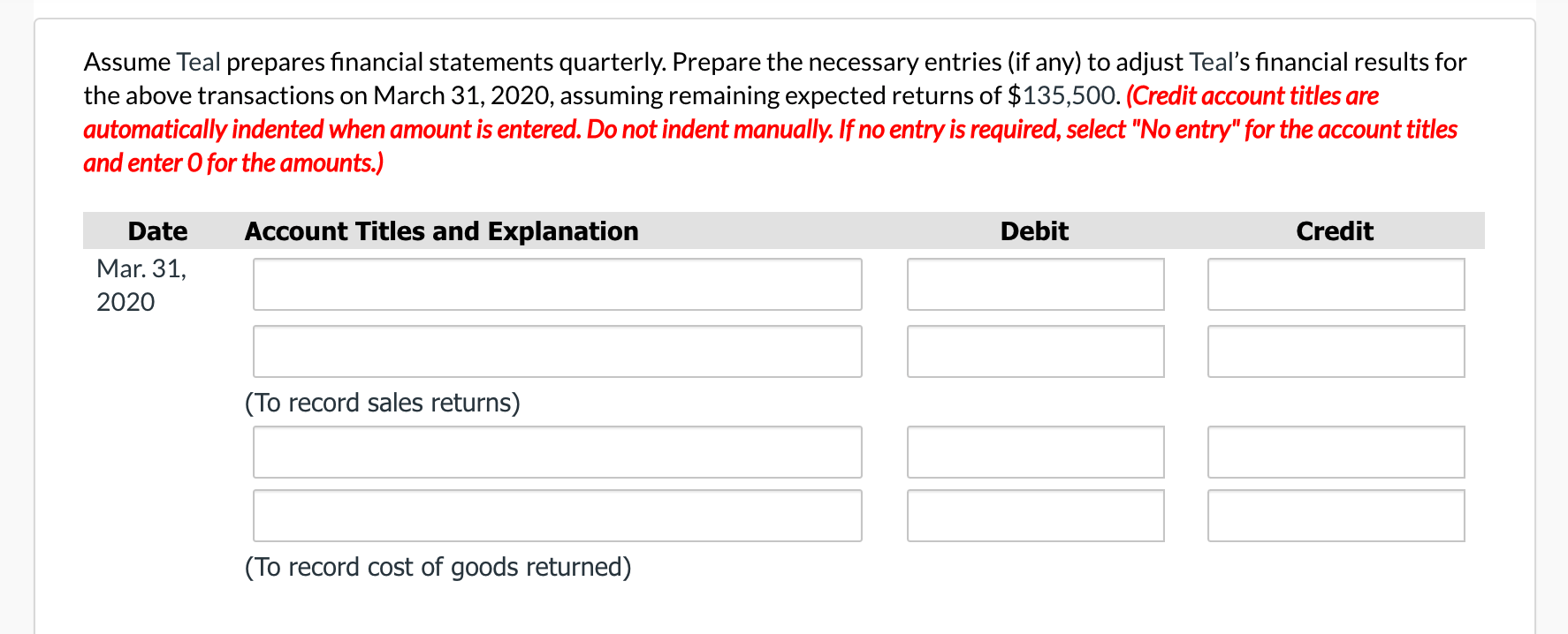 interest, it has decided to grant to five of its largest customers