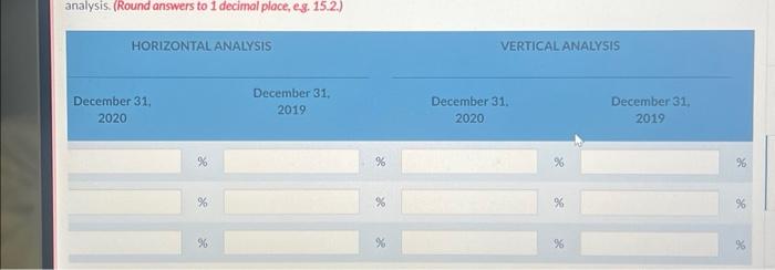 Kato Company, illustrate horizontal and ve analysis. (Round answers to 1 decimal