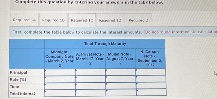 prepare your journal entries for Year 2 transactions. Journal entry worksheet 1234567