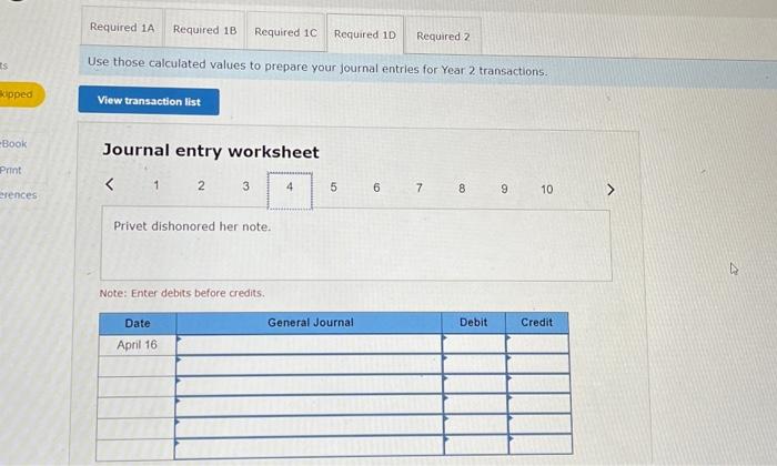 your answers in the tabs below. First, complete the table below to