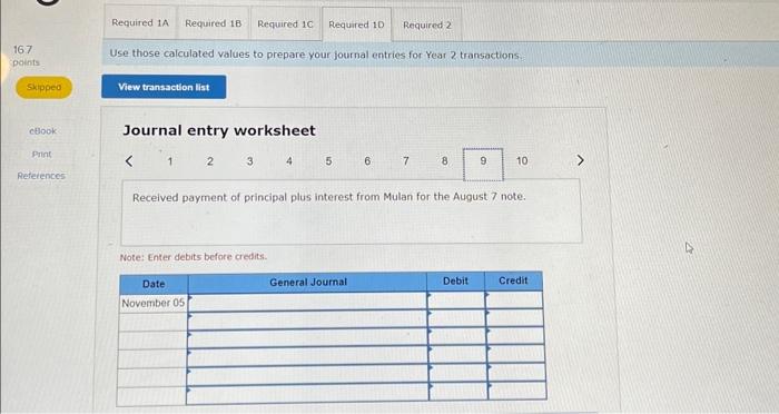 Enter debits before credits. The following transactions are from OhIm Company. (Use
