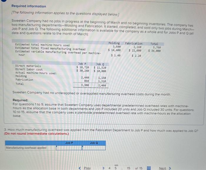 below] Sweeten Company had no jobs in progress at the beginning of