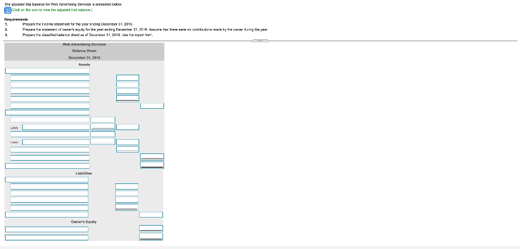 Credit Cash $ 14,200 Accounts Receivable 13,800 Office Supplies 7,300 Furniture 20,100