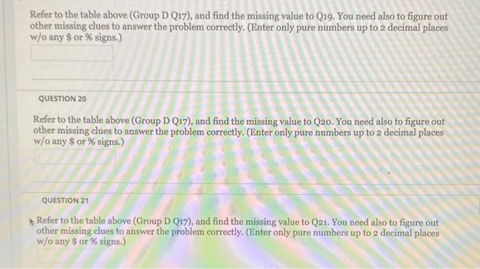 Q17? You need also to figure out other missing clues to answer