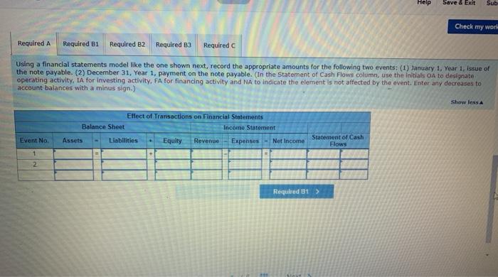 January 1, Year 1, is shown next: Accounting Principal Cash Applied to