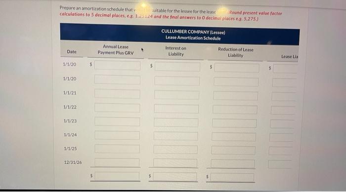 to a non-cancelable lease agreement between Faldo Leasing Company and Cullumber Company,