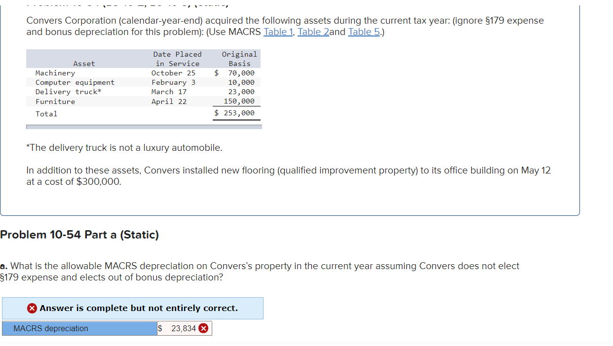 Please include details to help me understand your solution. Convers Corporation
