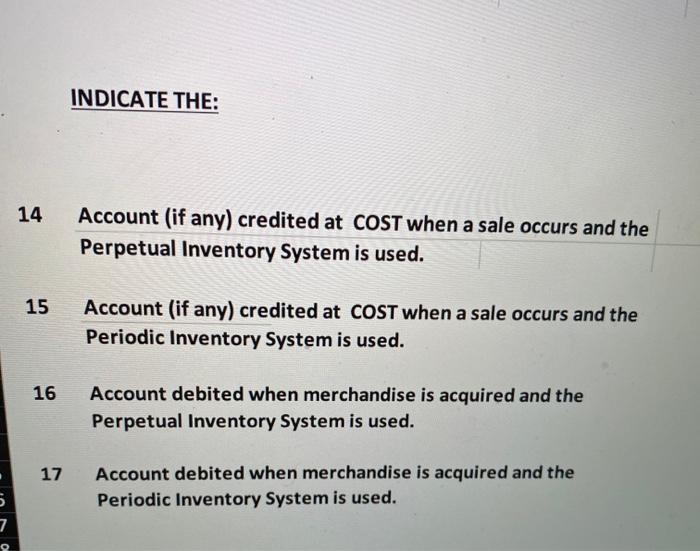 reported the following December 2020 transactions pertaining to a 62oz bottle of