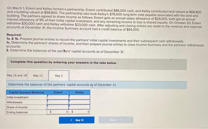 building valued at $98,800. The partnership also took Kelley's $76,000 long-term note