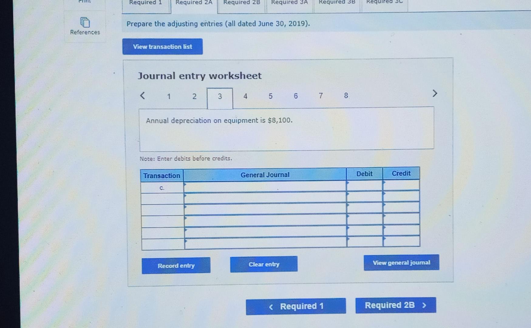 the 2019 fiscal year. sk 1 1 nces ACE CONSTRUCTION CO. Unadjusted