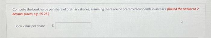 preference 58, retained earnings 7450, and treasury shares 2,890. (All amounts are