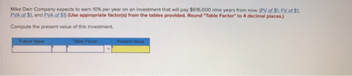 Beene demands an annual return of 12% and pays for the project