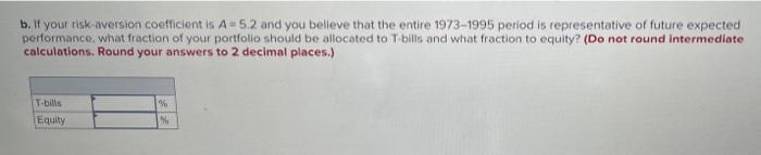 US. equity market and the standard deviation of that excess return. Suppose