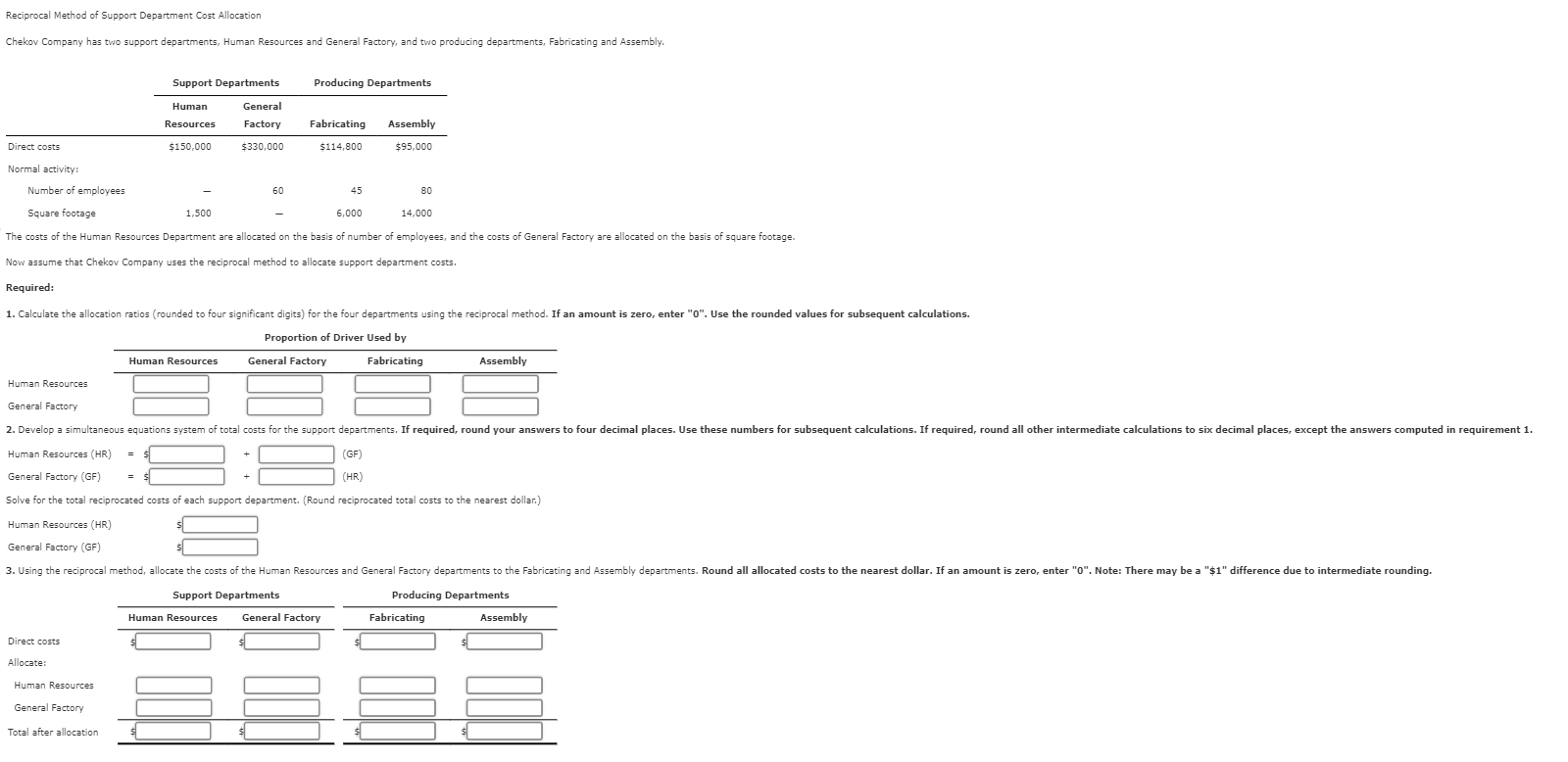 I need help understanding this question and how to do it. Reciprocal