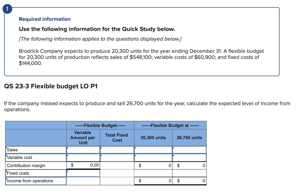 Please help me with this accounting question ! Required information Use the