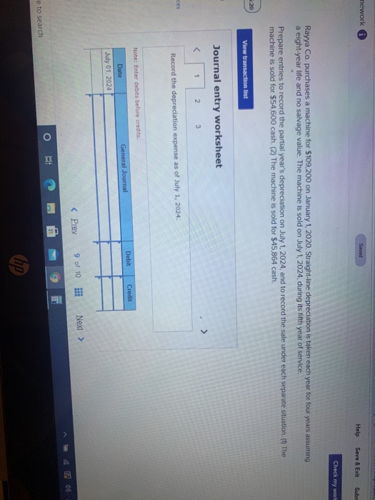  nework Saved Help Save & Exit Sub Check my work Rayya