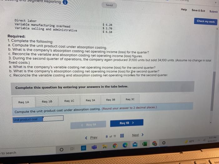 Exit Submit 00 2.36 points Check my work Tami Tyler opened Tami's