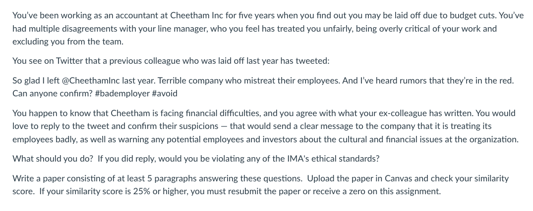  * PLEASE DO NOT COPY FROM ANOTHER POST. PLEASE ANSWER THOROUGHLY