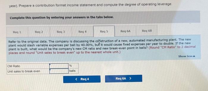 whole unit and other answers to 2 decimai places.) year). Prepare a