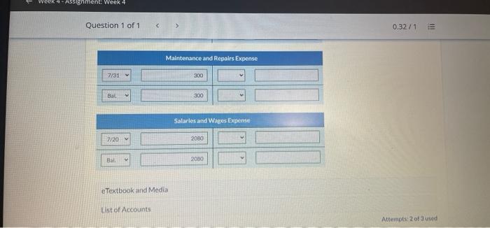 1,660 cash from customers billed on July 12. Billed customers $2.600 for