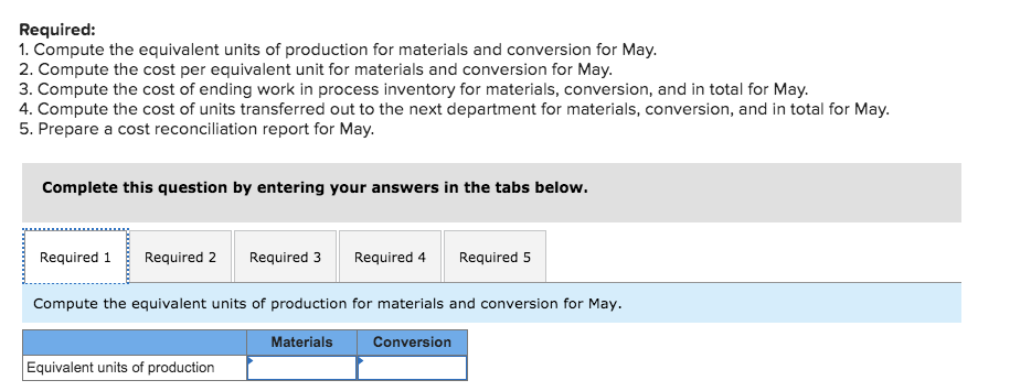 system. It manufactures a caulking compound that goes through three processing stages