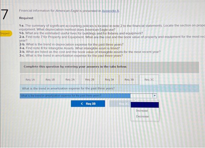 of property and equipment for the most recent year? 2-b. What is