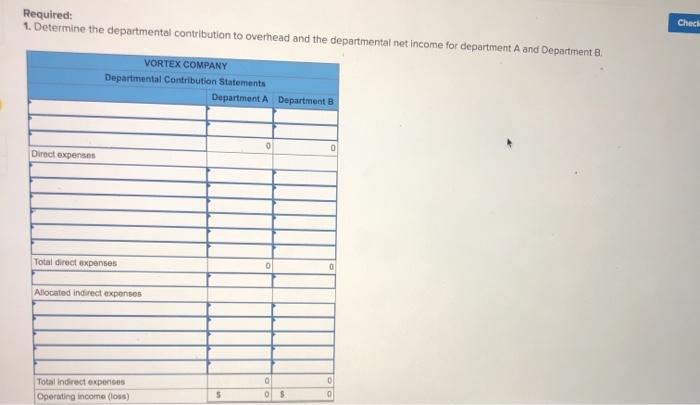 income LO P3 5 points Vortex Company operates a retail store with
