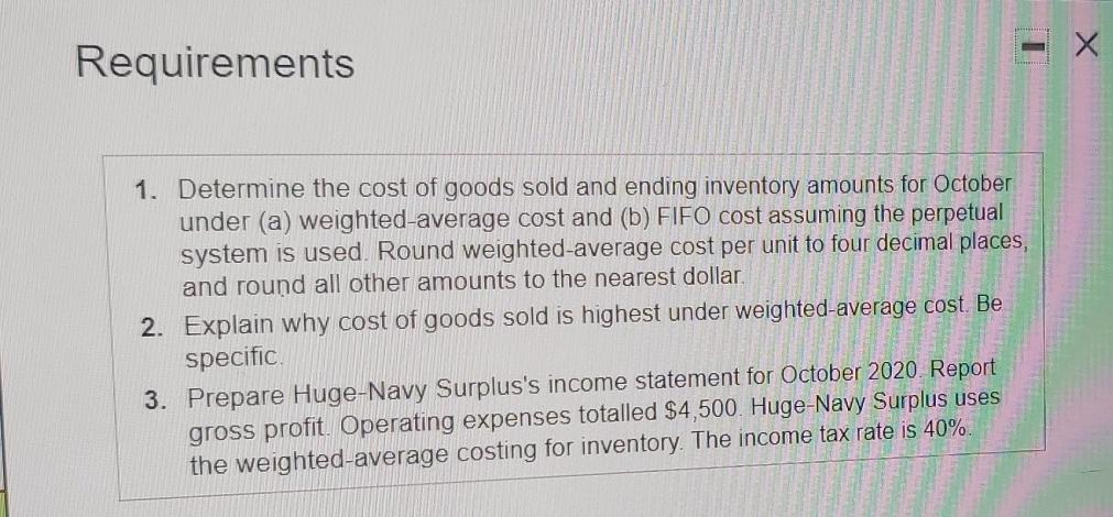 made the following purchases at cost B (Click the icon to view